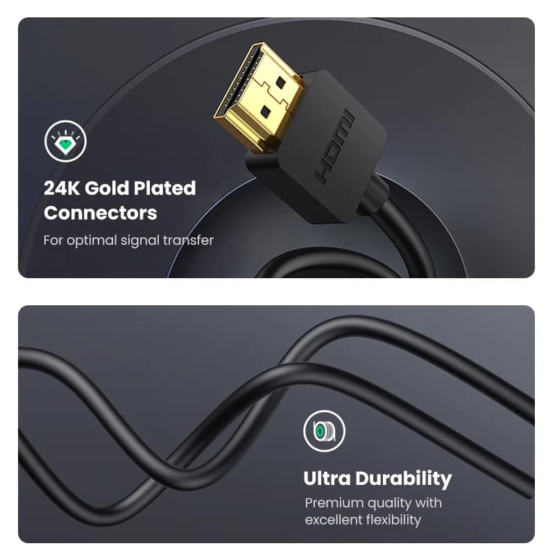 Micro HDMI till HDMI-kabel 4K 60Hz