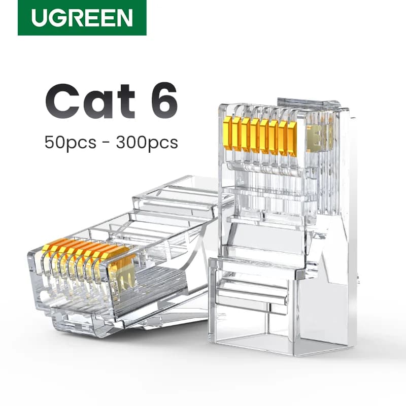 Cat6 RJ45 nätverkskontakter