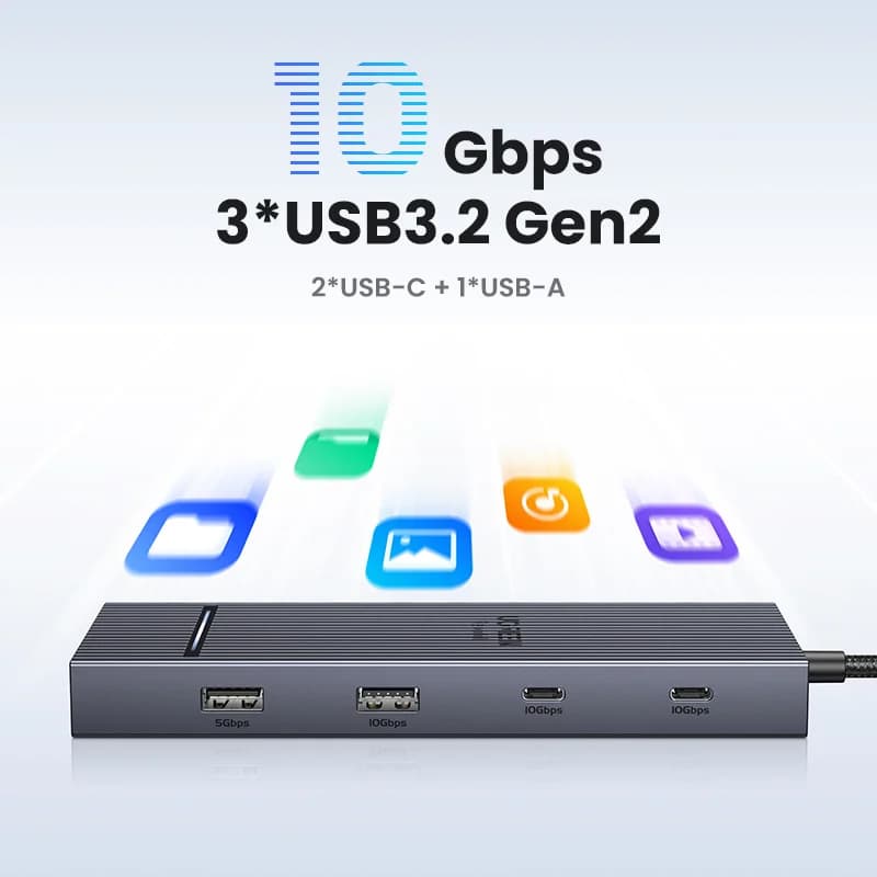 USB-C Hub med 4K HDMI & 100W PD