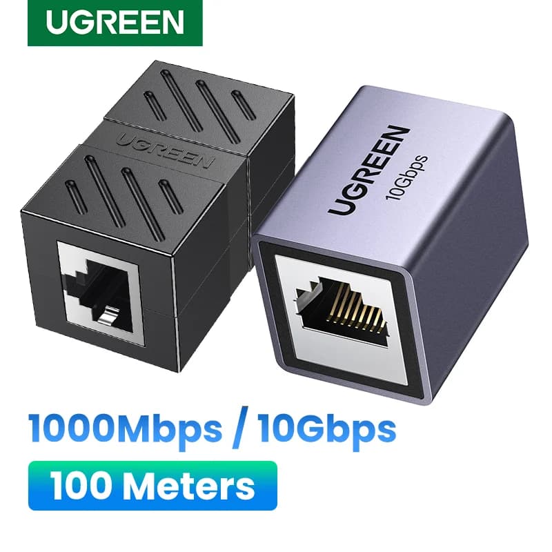 RJ45 Ethernet hona-till-hona-kopplingsadapter