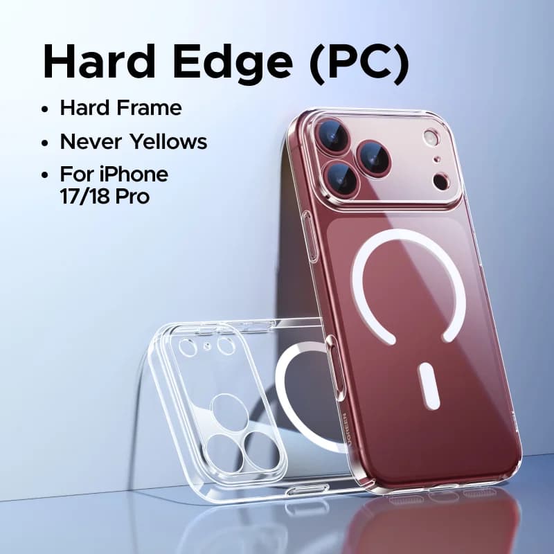 Magnetisk genomskinlig PC-skal för iPhone med MagSafe