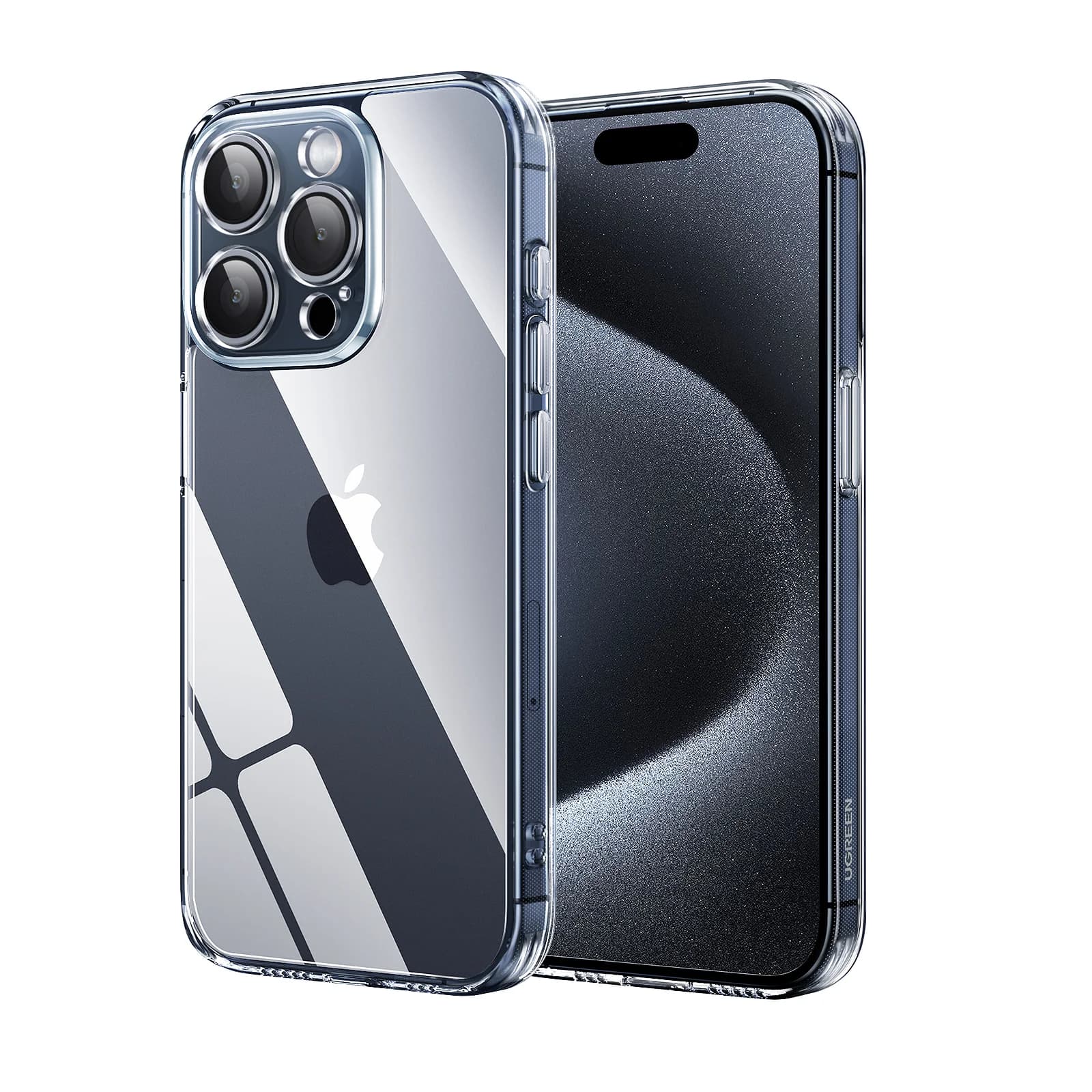 Genomskinlig stötsäker krockkuddeskal för iPhone