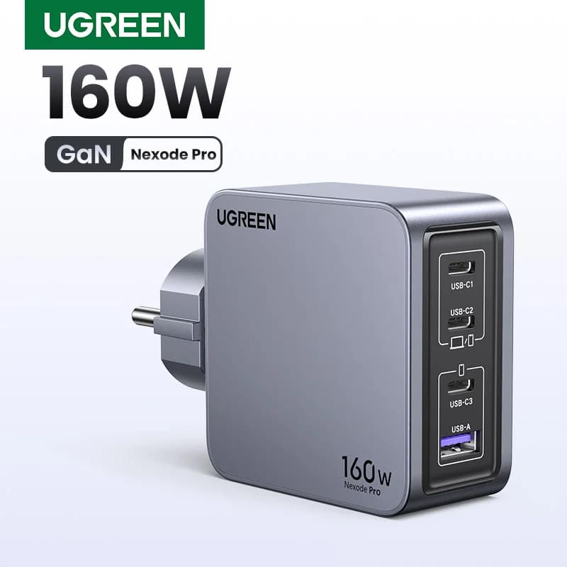 160W GaN USB-C-laddare med koreansk kontakt
