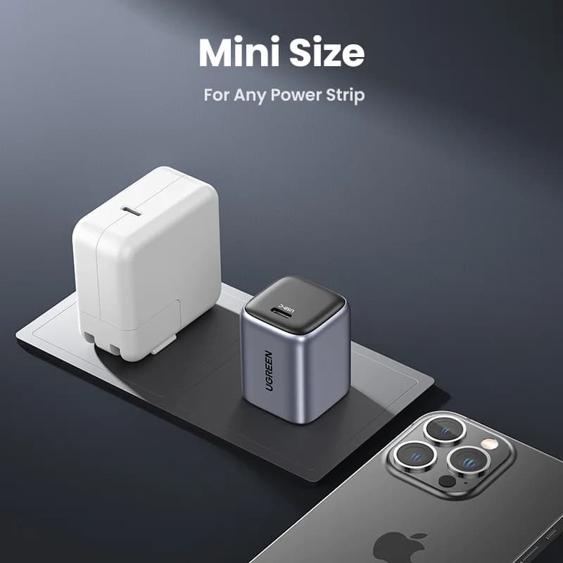 20W GaN USB-C Snabbt Laddare, US-kontakt