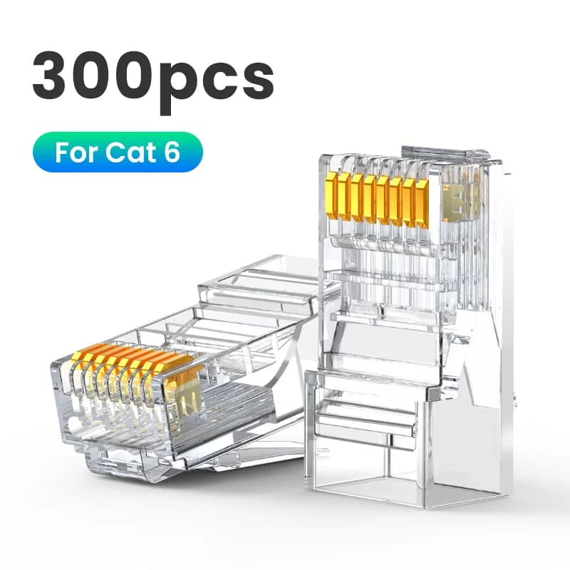 Cat6 RJ45 nätverkskontakter