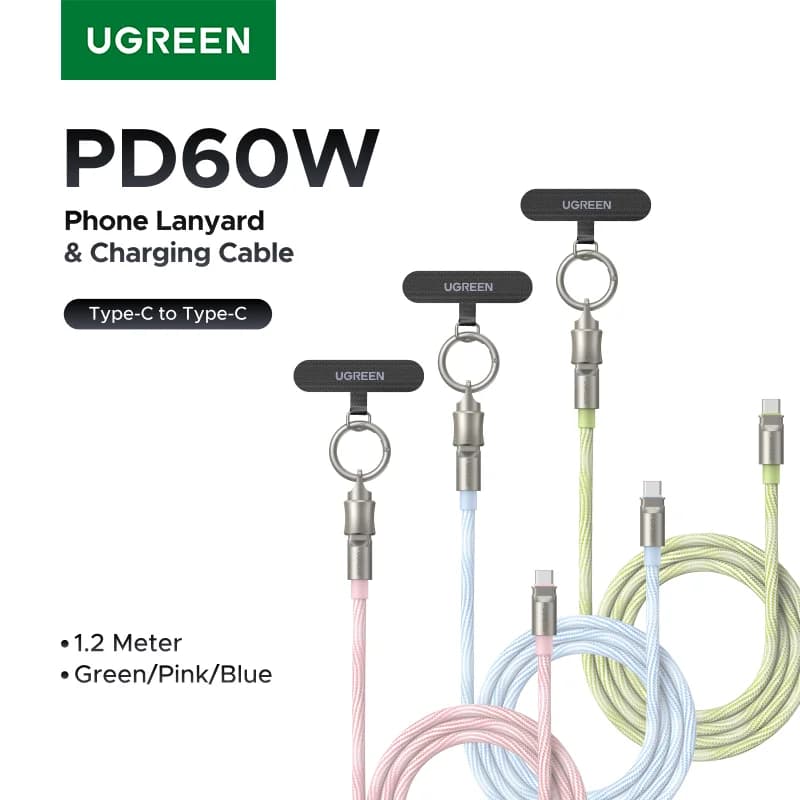 PD60W USB-C Snurladdare (Lanyard)