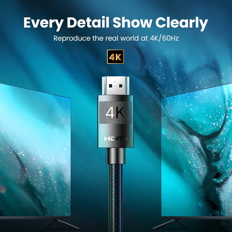 Hög hastighet HDMI 2.0-kabel 4K 60Hz