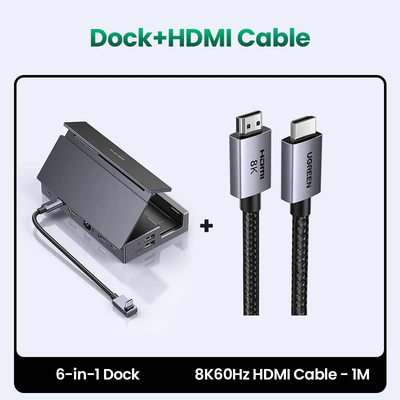 Dockningsstation för Steam Deck med HDMI